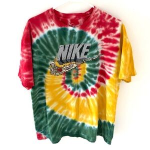 Nike Exploration Series Tie Dye Skeleton T-Shirt, Size: Medium